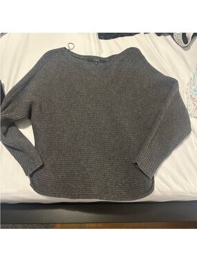 Guess Ribbed Crewneck Sweater - Gray